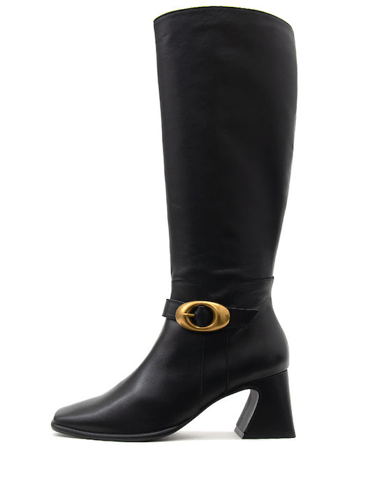 Angel Alarcon Leather Women's Boots Black