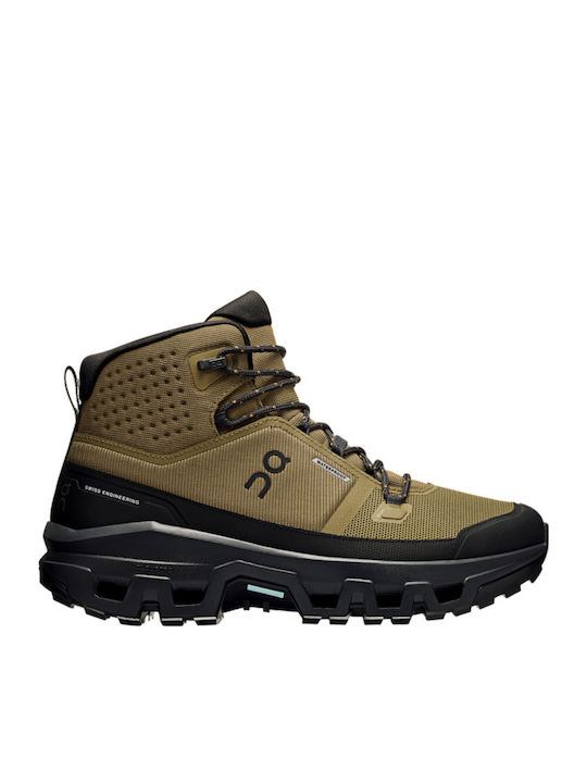On Cloudrock Men's Brown Hiking Shoes