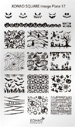 Square Plate Konad No 17