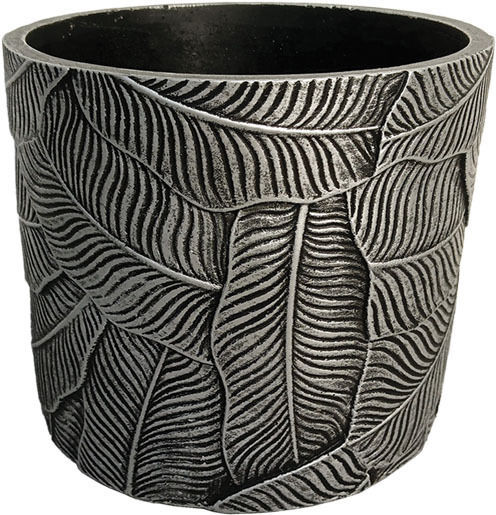 Marhome Übertopf Beton Silber 19x19x17εκ.