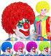 Karneval Perücke Afana Clown 6000a Rosa