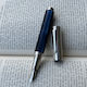 Montegrappa Πένα Γραφής Medium Μπλε με Μπλε Μελάνι