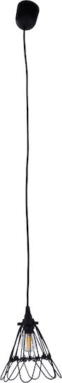 Gallis Pendant Light Black 11x11x16cm