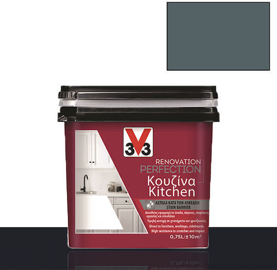 V33 Renovation Perfection Kitchen Χρώμα Κιμωλίας Γκρι 750ml 119183