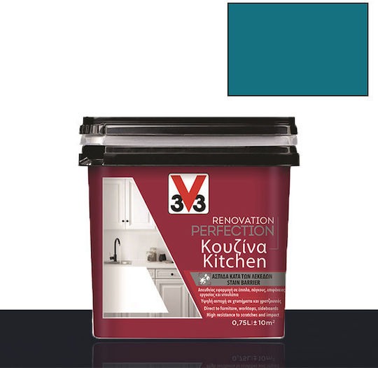 V33 Renovation Perfection Kitchen Culoare cretă Albastru 750ml 119186