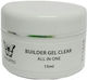 Solo Pro Builder Gel Νυχιών Διάφανο 15ml
