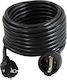 Commel Extension Cable Reel with 5m Length, 3 x 2.5mm² Cross Section and Grounding