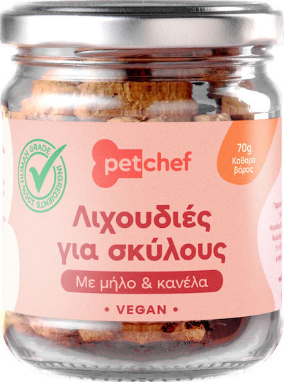 Petchef Λιχουδιά Σκύλου με Μήλο, Μπανάνα, Λιναρόσπορο και Ελαιόλαδο 70gr