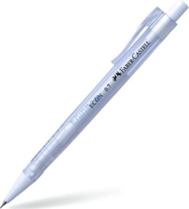 Faber-castell Econ Mechanical Pencil for Drawing 0.7mm 1 Piece Eraser White