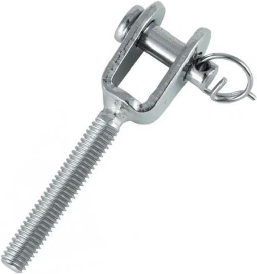 Неръждаем Край на Преса Запояван Дясно Завиващ Мъжки Inox A4 M6mm