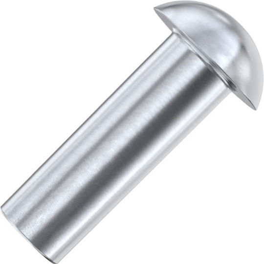 Nieten Rundkopf A2 Inox Din660 25mm x 5 Stück