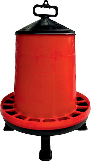 Plastic Feeder for Chickens and Poultry with Capacity 33lt 47x47cm.