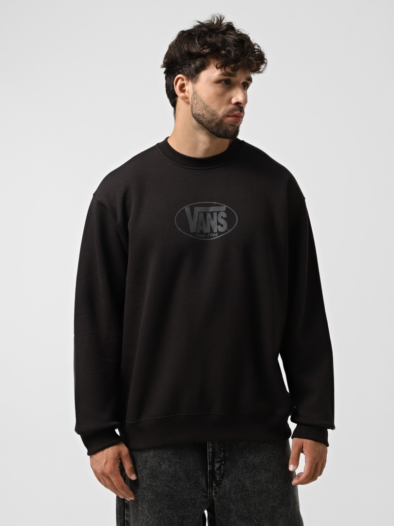 Vans Classic Oval Crew Men's Sweatshirt Black | Skroutz.mt