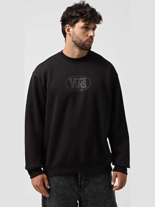 Hanorace Barbati Classic Oval Crew Negru