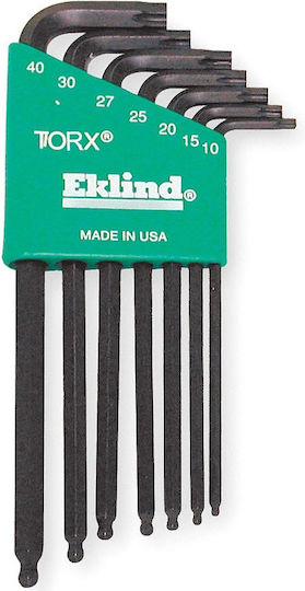 Eklind Set mit 7 Torx-Schlüsseln