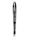 Badboy Woven Keychain Neck Strap Bb-000057 Lanyard Rebuild Reform Repeat Black White Letters