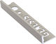 Aluminium Tile Profile Genesis Esa Height 10mm Rod Length 2.5m 411 Granite