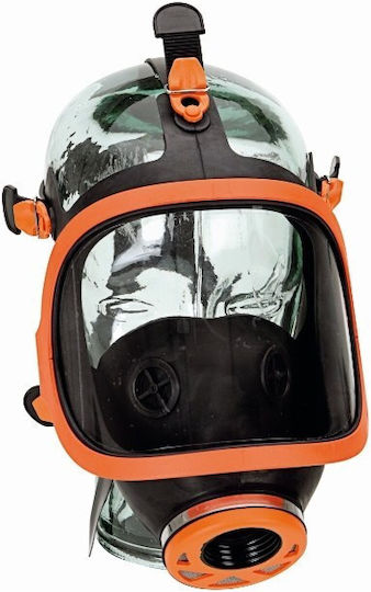 Climax 731c Mască De Protecție Integrală Pentru Gaze Compatibilă Cu Filtre 725 Sau Orice Filtru Cu Filet Conform EN-148/1 Complet Neagră