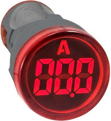 Aμπεροβολτομετρο Φ22 Κοκκινο Ψηφιακο 20-500va C 100α Αd22-22vam Aμπεροβολτομετρο Φ22 Κοκκινο Ψηφιακο 20-500va C 100α Αd22-22vam