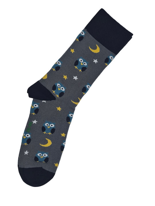 ME-WE Bamboo Design Men's Socks Black