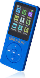 Naxius MP4 Player (8GB) με Οθόνη LCD / TFT 1.8" Μπλε Naxius MP4 Player (8GB) με Οθόνη LCD / TFT 1.8" Μπλε