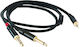 Master Audio Καλώδιο Ήχου 3.5mm male - 3.5mm male Μαύρο 3m MAS00034