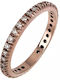 Ring with Diamond made of Rose Gold 18K