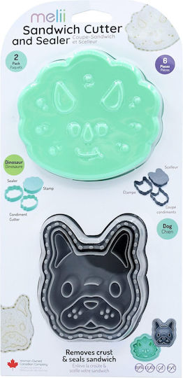 Melii – Sandwich Cutters Dino Bulldog 6 Τεμ Melii – Sandwich Cutters Dino Bulldog 6 Τεμ