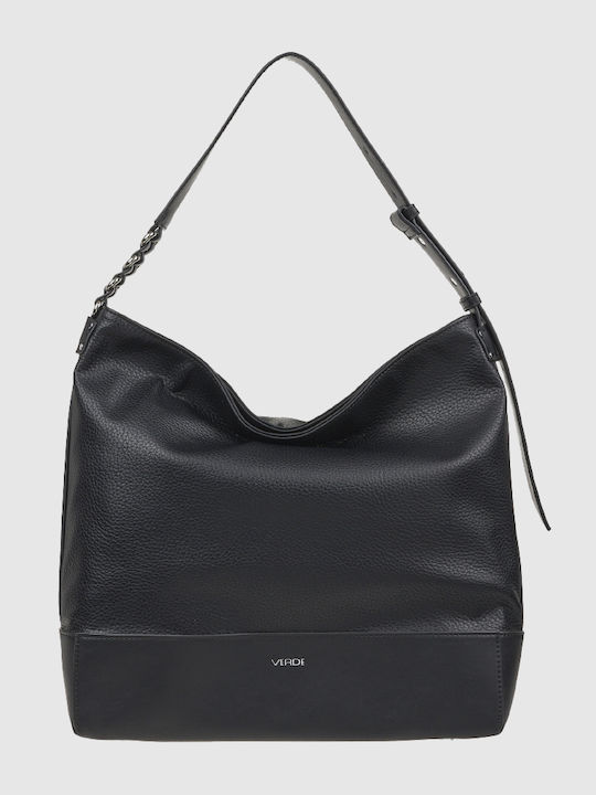 Verde Women's Black Shoulder Bag