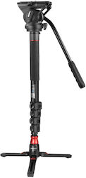 Neewer Monopod Made of Aluminum with Simple Sole with 3-Way Head and 6kg Load Capacity Neewer Monopod Made of Aluminum with Simple Sole with 3-Way Head and 6kg Load Capacity