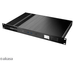 Akasa Galileo Tu1 Thin-mini-itx 1u Carcasă Oem Neagră