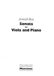 Bax Sonata Viola & Piano Βιβλίο Βιόλα Bax Sonata Viola & Piano Βιβλίο Βιόλα