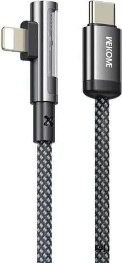 WK USB-A to Lightning Cable 35W Μαύρο 1m 250849