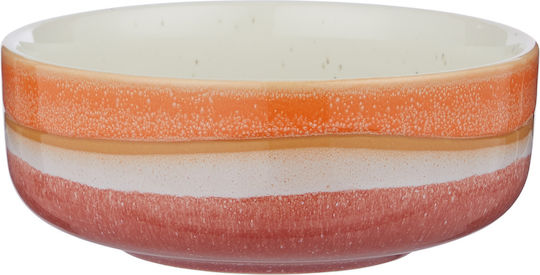 Butlers Serving Bowl Round Ceramic Orange