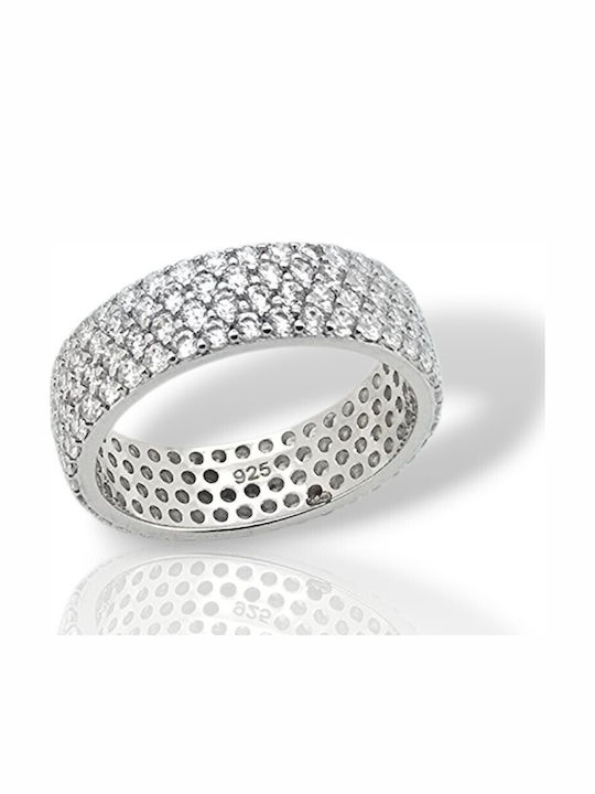 Mentzos Damen Ring Vollring aus Silber