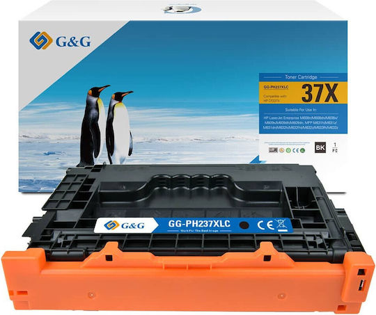 Premium Toner G&g 25k Hp 37x Black Cf237x Hp237x
