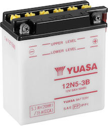 Yuasa Motorradbatterie YB5L-B / 12N5-3B mit Kapazität 5Ah Yuasa Motorradbatterie YB5L-B / 12N5-3B mit Kapazität 5Ah