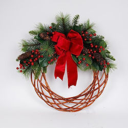 Red Bamboo Bow Crown 66cm
