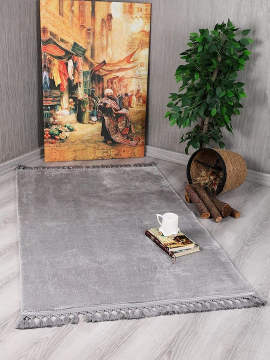 United Carpet Cordoba Αντιολισθητικό Γούνινο με Κρόσια 170x220cm Γκρι
