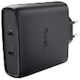 Trust GaN Wireless Charger with 2 USB-C Output Ports 100W Power Delivery Black