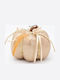 Eurolamp Pumpkin Metallic Dark Champagne Feather 9x11cm