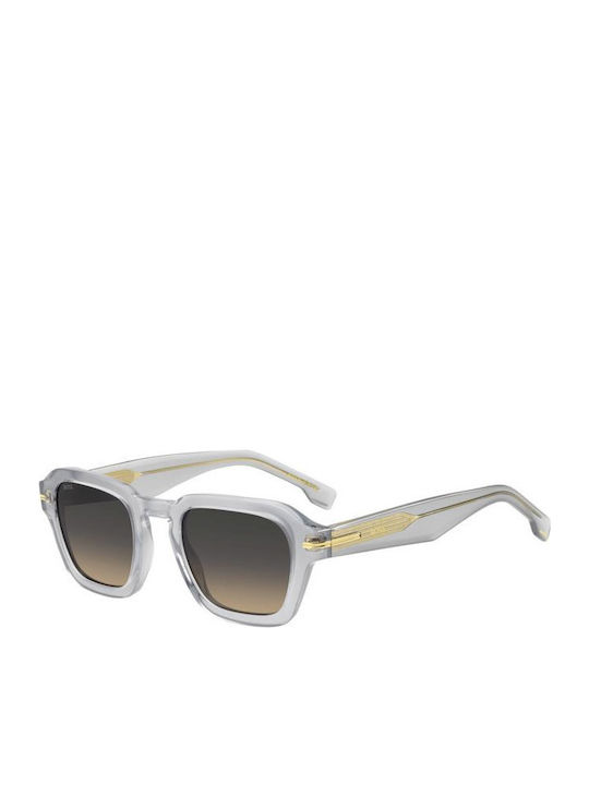 Boss Unisex Sunglasses with Gray Plastic Frame ...