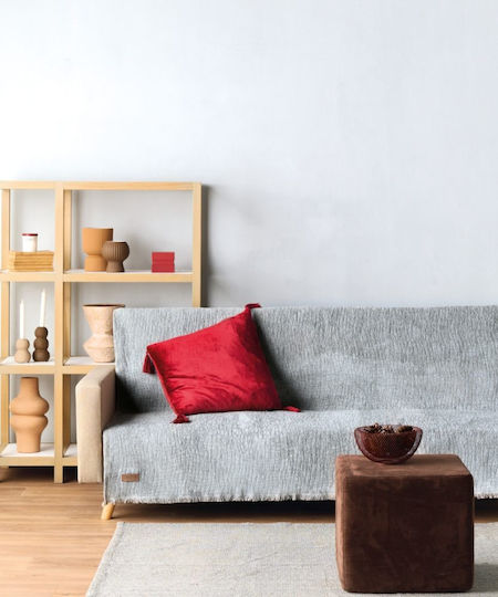 Kentia Joplin Zweisitzer-Sofa Überwurf Chenille 180x250cm
