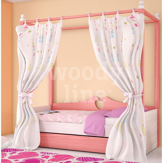 Kids Bed - Sofa Single Brown for Mattress 90x190cm