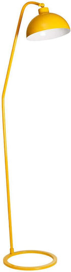 Opviq Floor Lamp H155xW30cm. with Socket for Bulb E27 Yellow