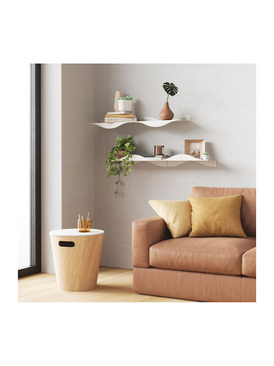 Beige Wall Shelves (2 Pieces) 43x18x10cm