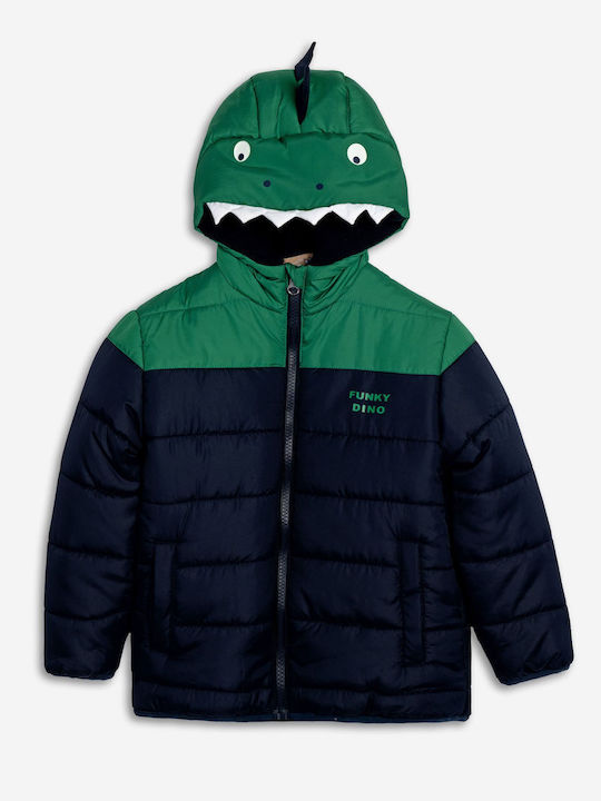 Kids' Casual Jacket with Hood Blue