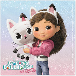 Servetele pentru petreceri Gabby's Dollhouse Movie 20 Bucăți
