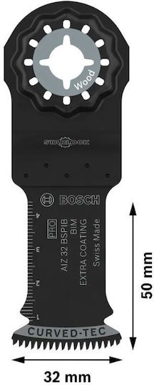 Bosch Pro Aiz 32 Bspib Multitool Blade 32 x 50 mm 5 Pieces 2608669071