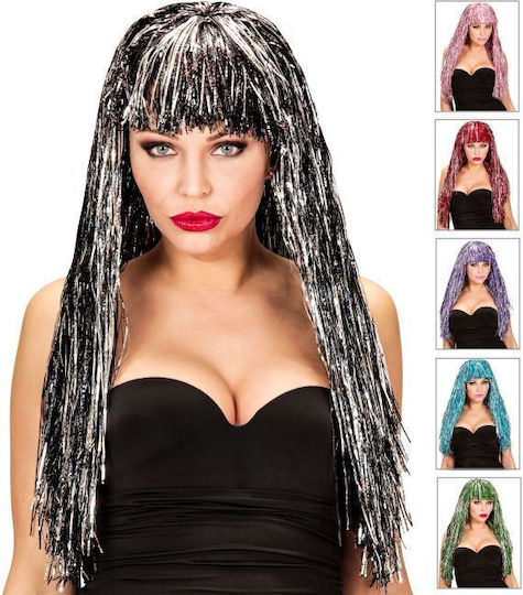Tinsel Carnival Wig Straight Red